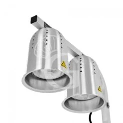 Lampada Doppia Scalda Fritti - Dimensioni L 550 X P 360 X H 660 Mm -Vendite Gastrodomus lampada riscaldante color rame diametro 290 mm luce bianca 10