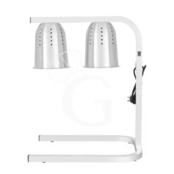 Lampada Doppia Scalda Fritti - Dimensioni L 550 X P 360 X H 660 Mm -Vendite Gastrodomus lampada riscaldante color rame diametro 290 mm luce bianca 9
