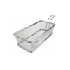 Mini Cestino Rettangolare Per Fritture L 210 Mm X P 110 Mm X H 60 Mm -Vendite Gastrodomus mini cestino rettangolare per fritture con misure l 21 cm x p 11 cm x h 6 cm