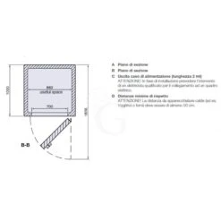 Minicella Refrigerazione Ventilata Con Temperatura -18°C/-22°C In Lamiera INOX AISI304 Classe Energetica G -Vendite Gastrodomus minicella refrigerazione ventilata con temperatura 18c 22c in lamiera inox aisi304 classe energetica g 7