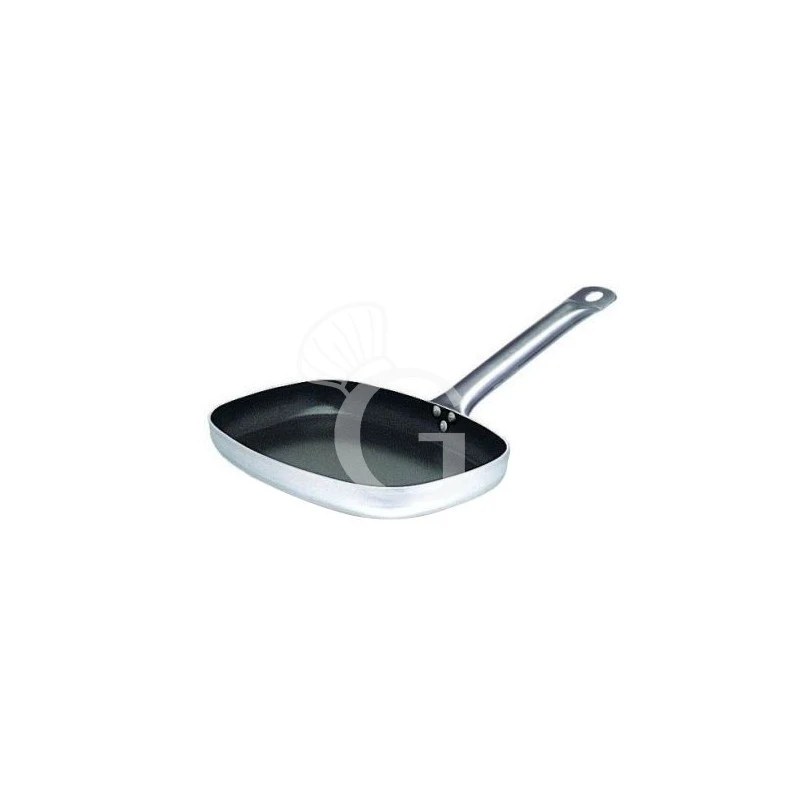 Padella Rettangolare Per Pesce Antiaderente Manico Inox L 380 Mm X P 260 Mm X H 50 Mm 3 Padella Rettangolare Per Pesce Antiaderente Manico Inox L 380 Mm X P 260 Mm X H 50 Mm