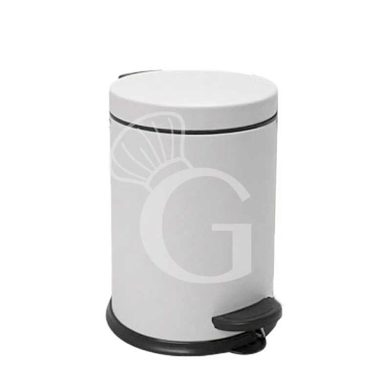 Pattumiera Piccola In Acciaio Inox Verniciato Bianco Da 12 Lt 3 Pattumiera Piccola In Acciaio Inox Verniciato Bianco Da 12 Lt