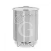 Pattumiera Tonda In Acciaio Inox Diametro 475 Mm 75 LT -Vendite Gastrodomus pattumiera tonda in acciaio inox 75 lt