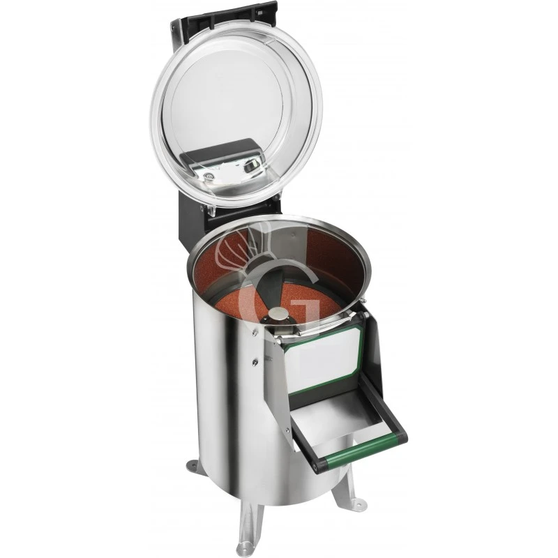 Pelapatate Da Pavimento Con Cavalletto E Abrasivo Laterale, Trifase, Capacità 10 Kg, Produzione 120 Kg/h 4 Pelapatate Da Pavimento Con Cavalletto E Abrasivo Laterale, Trifase, Capacità 10 Kg, Produzione 120 Kg/h - immagine 2