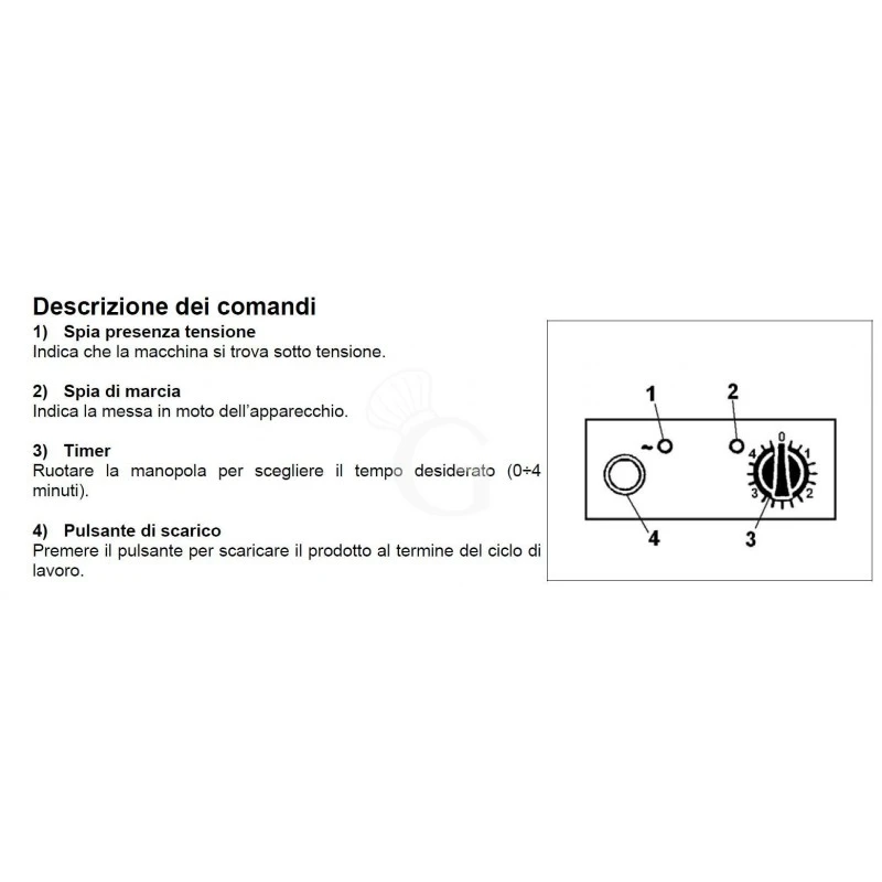 Pelapatate Da Pavimento Con Cavalletto E Abrasivo Laterale, Trifase, Capacità 18 Kg, Produzione 220 Kg/h 8 Pelapatate Da Pavimento Con Cavalletto E Abrasivo Laterale, Trifase, Capacità 18 Kg, Produzione 220 Kg/h - immagine 6