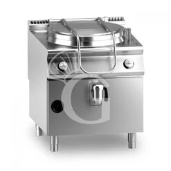 Pentola A Gas Riscaldamento Indiretto Capacità 100 LT L 800 Mm X P 900 Mm X H 870 Mm