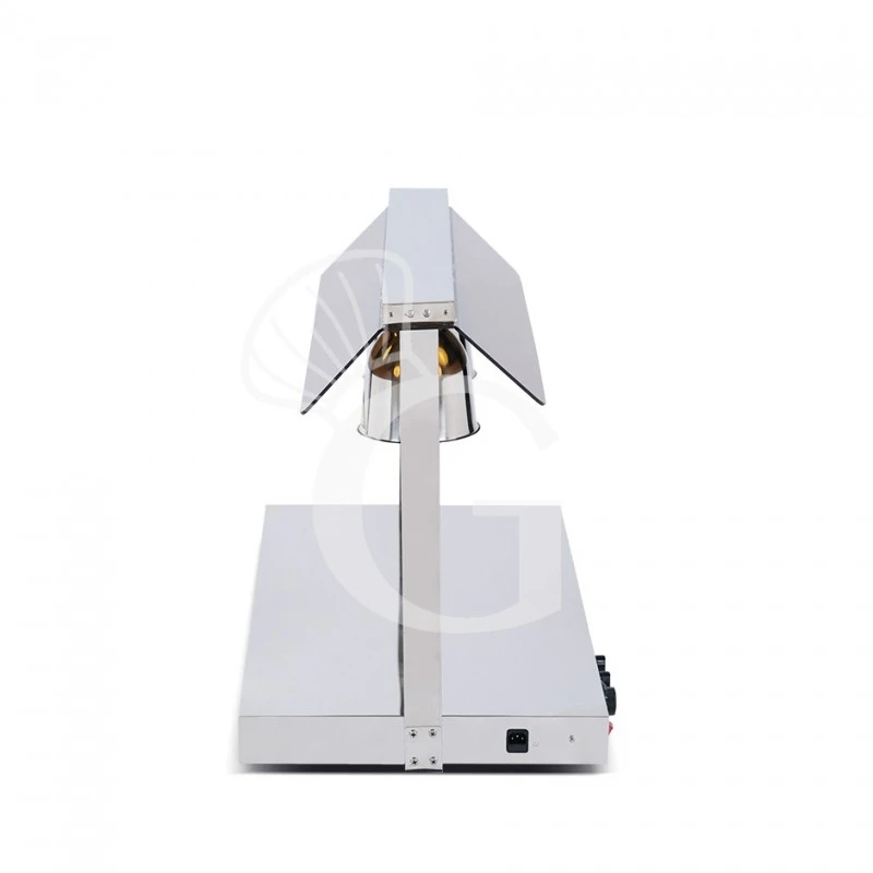 Piano Caldo In Inox Con 2 Lampade Riscaldanti - 1,1 KW 6 Piano Caldo In Inox Con 2 Lampade Riscaldanti - 1,1 KW - immagine 4