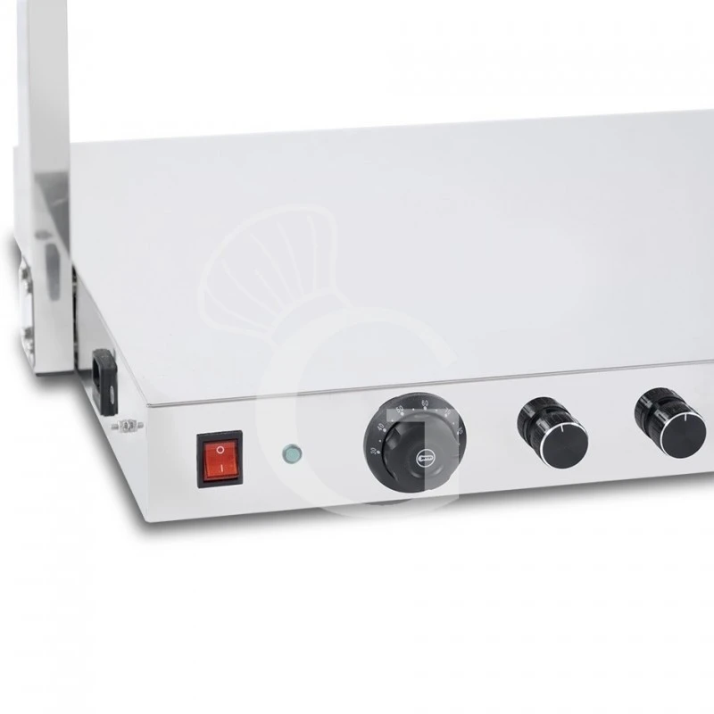 Piano Caldo In Inox Con 2 Lampade Riscaldanti - 1,1 KW 9 Piano Caldo In Inox Con 2 Lampade Riscaldanti - 1,1 KW - immagine 7