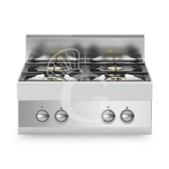 Piano Cottura A Gas 4 Fuochi Con Bruciatore Pilota Profondità 700 Mm