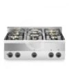 Piano Cottura A Gas Potenziato 5 Fuochi Profondità 600 Mm -Vendite Gastrodomus piano cottura a gas potenziato 5 fuochi profondita 600 mm