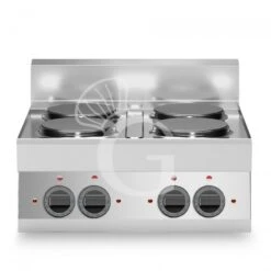 Piano Cottura Elettrico 4 Piastre Profondità 650 Mm