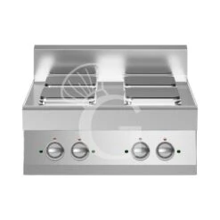 Piano Cottura Elettrico 4 Piastre Quadre Profondità 700 Mm