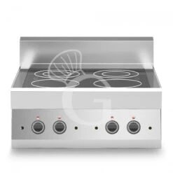 Piano Cottura Vetroceramica Elettrico 4 Piastre Profondità 650 Mm