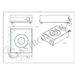 Piano Di Cottura Professionale In Vetroceramica 1 Zona Di Cottura L 360 Mm X P 510 Mm X H 120 Mm -Vendite Gastrodomus piano di cottura professionale in vetroceramica 1 zona di cottura l 360 mm x p 510 mm x h 120 mm 4