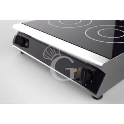 Piano Di Cottura Professionale In Vetroceramica 2 Zone Cottura L 570 Mm X P 510 Mm X H 120 Mm -Vendite Gastrodomus piano di cottura professionale in vetroceramica 2 zone cottura l 570 mm x p 510 mm x h 120 mm 2