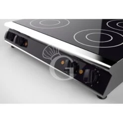 Piano Di Cottura Professionale In Vetroceramica 4 Zone Di Cottura L 710 Mm X P 670 Mm X H 120 Mm -Vendite Gastrodomus piano di cottura professionale in vetroceramica 4 zone di cottura l 710 mm x p 670 mm x h 120 mm 2