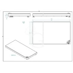 Piano Di Mantenimento In Vetroceramica Da Appoggio L 1100 Mm X P 510 Mm X H 60 Mm -Vendite Gastrodomus piano di mantenimento in vetroceramica da appoggio 3gn l 1100 x p 510 x 60 mm 3