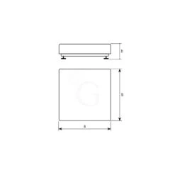 Piattaforma Monocella 400 X 400 Mm Completa Di Indicatore Con Stampante E Colonna H 600 Mm -Vendite Gastrodomus piattaforma monocella 400 x 400 mm completa di indicatore con stampante e colonna h 600 mm 2