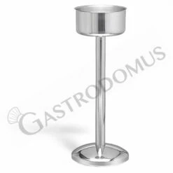 Piedistallo In Inox Per Secchiello Champagne 2 Bottiglie Diametro 220 Mm X H 690 Mm