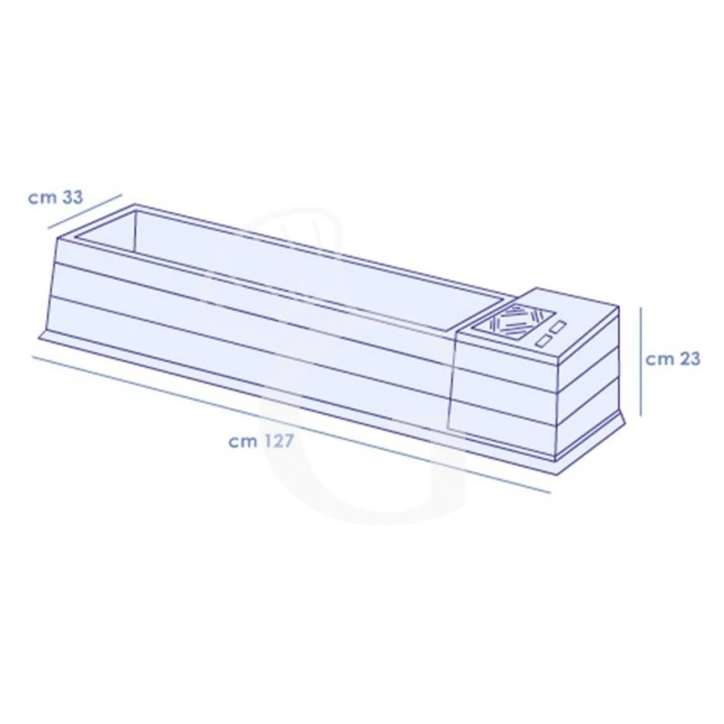 Refrigeratore Da Banco +2/+10°C - L 1270 Mm X P 330 Mm X H 230 Mm 4 Refrigeratore Da Banco +2/+10°C - L 1270 Mm X P 330 Mm X H 230 Mm - immagine 2