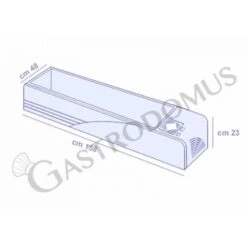 Refrigeratore Da Banco +2/+10°C - L 1580 Mm X P 450 Mm X H 230 Mm -Vendite Gastrodomus refrigeratore da banco l 1720 mm x p 230 mm x h 220 mm 1