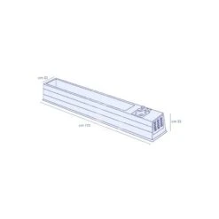Refrigeratore Da Banco +2/+10°C - L 1720 Mm X P 230 Mm X H 220 Mm -Vendite Gastrodomus refrigeratore da banco l 1720 mm x p 230 mm x h 220 mm 5