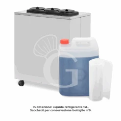 Abbattitore Per Vino Con Ruote Elettrico 3 Bottiglie L 630 Mm X P 370 Mm X H 720 Mm -Vendite Gastrodomus refrigeratore di bottiglie con armadietto capacita 3 bottiglie dimensioni l 630 mm x p 370 mm x h 720 mm 6