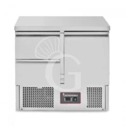 Saladette Refrigerata 2 Cassetti, 1 Porta, Temperatura +2°C/+8°C, Piano In Inox