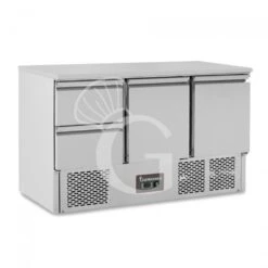 Saladette Refrigerata 2 Porte E 2 Cassetti, Temperatura +2°C/+8°C, Piano In Inox -Vendite Gastrodomus saladette refrigerata 2 porte e 2 cassetti temperatura 2c8c pino in inox 2