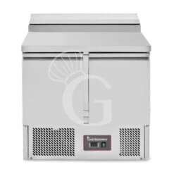 Saladette Refrigerata Con 2 Porte, Temperatura + 2°C/+ 8°C, Coperchio In Acciaio Inox
