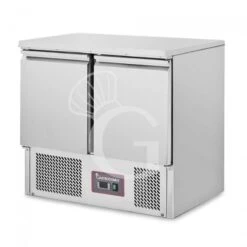 Saladette Refrigerata Statica Con 2 Porte, Temperatura +2°C/+8°C, Piano In Acciaio Inox -Vendite Gastrodomus saladette refrigerata statica con 2 porte temperatura 2c8c piano in acciaio inox 1