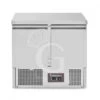 Saladette Refrigerata Statica Con 2 Porte, Temperatura +2°C/+8°C, Piano In Acciaio Inox -Vendite Gastrodomus saladette refrigerata statica con 2 porte temperatura 2c8c piano in acciaio inox