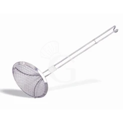 Schiumarola A Rete Maglia Fine Diametro 150 Mm E Manico L 360 Mm