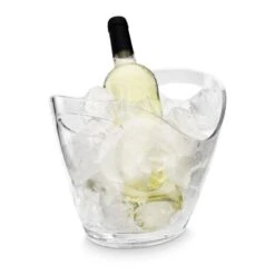 Secchiello Ovale Per Champagne In Acrilico Trasparente L 350 X P 260 X H 270 Mm