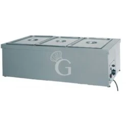 Bagnomaria 3 Bacinelle GN1/1 L 1100 Mm X P 600 Mm X H 320 Mm 1000 W Con Resistenza A Secco