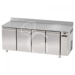Tavolo Frigo 4 Porte Alzatina Prof. 700 Mm 0°C/+10°C Motore Remoto