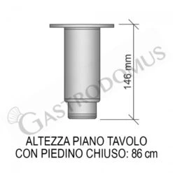 Tavolo Refrigerato 2 Cassetti 1 Porta 700 Mm -2°C/+8°C 12 Tavolo Refrigerato 2 Cassetti 1 Porta 700 Mm -2°C/+8°C -Vendite Gastrodomus tavolo frigo con 1 porta e 2 cassetti prof 700 e temperatura 2c8c 2