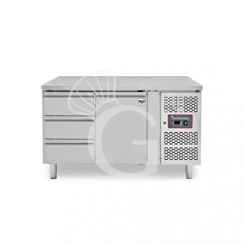 Tavolo Refrigerato 3 Cassetti 1 Porta 700 Mm -2°C/+8°C 10 Tavolo Refrigerato 3 Cassetti 1 Porta 700 Mm -2°C/+8°C - immagine 8