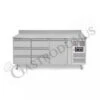 Tavolo Refrigerato 6 Cassetti 1 Porta 700 Mm -2°C/+8°C Alzatina