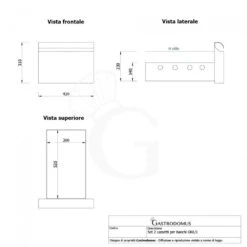 Tavolo Refrigerato 6 Cassetti 1 Porta 700 Mm -2°C/+8°C Alzatina Per Gastronomia -Vendite Gastrodomus tavolo frigo con 1 porta e 6 cassetti alzatina prof700 e temperatura 2c8c 10