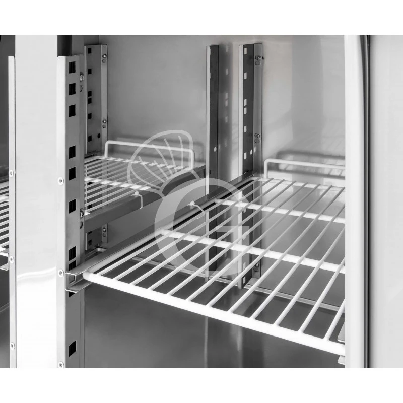Tavolo Refrigerato 4 Cassetti 2 Porte 700 Mm -2°C/+8°C Per Gastronomia 8 Tavolo Refrigerato 4 Cassetti 2 Porte 700 Mm -2°C/+8°C Per Gastronomia - immagine 6