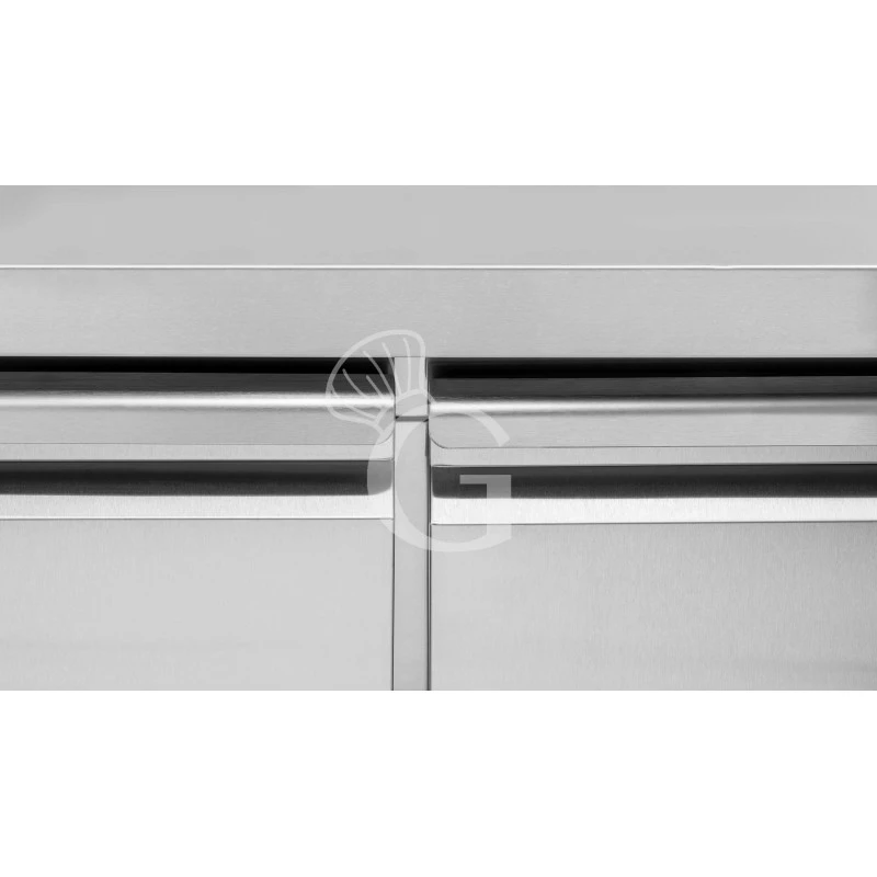 Tavolo Refrigerato 4 Cassetti 2 Porte 700 Mm -2°C/+8°C Per Gastronomia 11 Tavolo Refrigerato 4 Cassetti 2 Porte 700 Mm -2°C/+8°C Per Gastronomia - immagine 9
