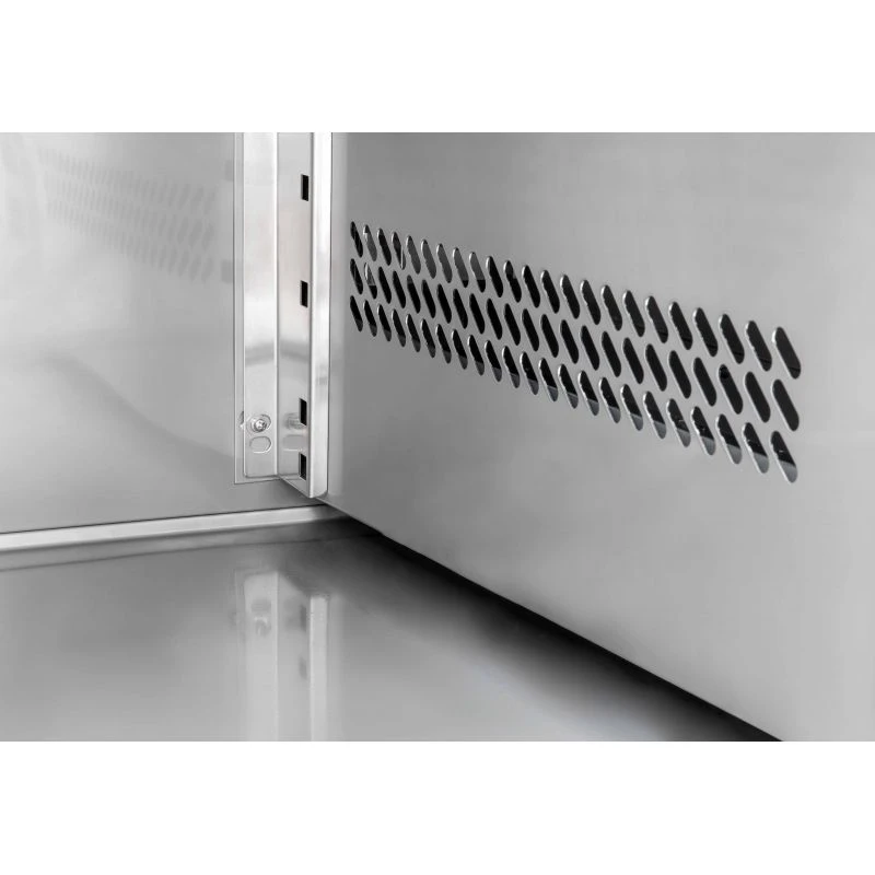 Tavolo Refrigerato 2 Cassetti 3 Porte 700 Mm -2°C/+8°C Alzatina Per Gastronomia 9 Tavolo Refrigerato 2 Cassetti 3 Porte 700 Mm -2°C/+8°C Alzatina Per Gastronomia - immagine 7