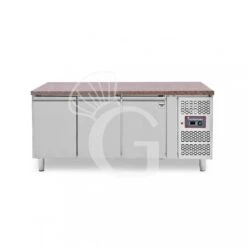 Tavolo Frigo Per Pasticceria 3 Porte Prof. 800 -2°C/+8°C Piano In Granito Classe Energetica C