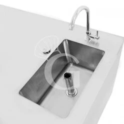 Tavolo Refrigerato 2 Cassetti 2 Porte Con Lavello, Prof. 700 Mm, Temp. +2°C/+8°C, Completo Di Rubinetto -Vendite Gastrodomus tavolo refrigerato 2 cassetti 2 porte con lavello prof 700 mm temp 2c8c completo di rubinetto 5