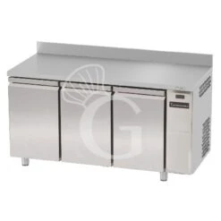 Tavolo Refrigerato 3 Porte Con Alzatina Prof. 600 Mm -18°C/-22°C Motore Remoto