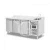 Tavolo Refrigerato 3 Porte Con Lavello E Alzatina,motore A Destra, Prof. 700 Mm, Temp. +2°C/+8°C, Completo Di Rubinetto -Vendite Gastrodomus tavolo refrigerato 3 porte con lavello e alzatinamotore a destra prof 700 mm temp 2c8c completo di rubinetto
