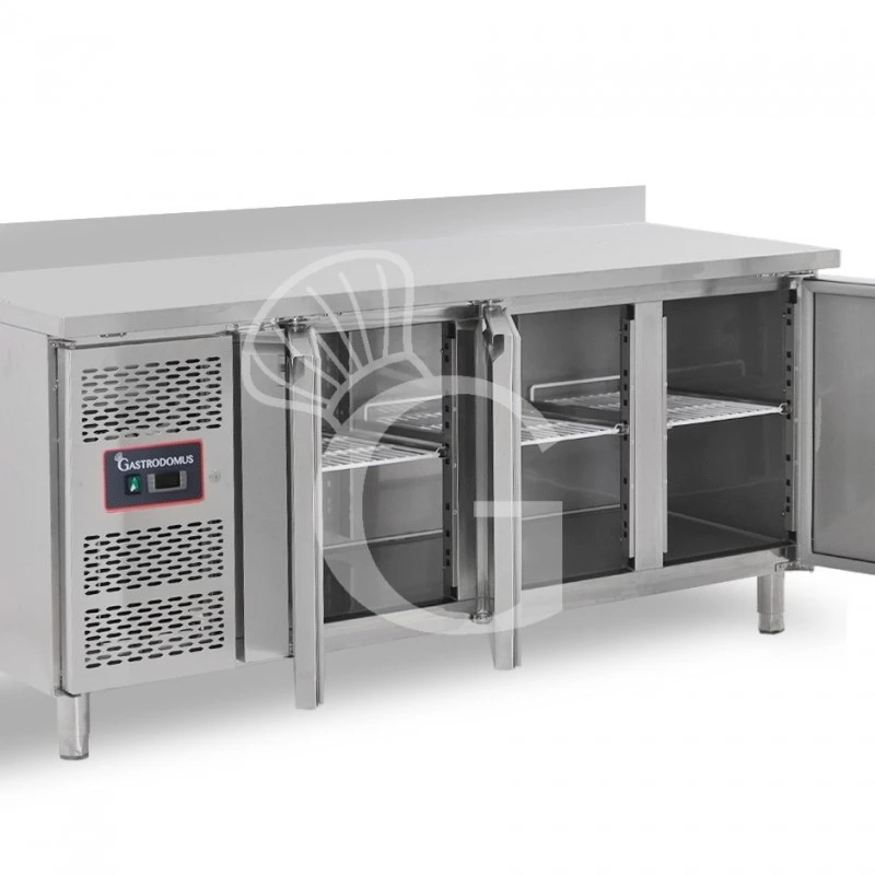 Tavolo Refrigerato 3 Porte Alzatina Prof. 600 Mm +2°C/+8°C Motore A Sinistra Classe Energetica B 7 Tavolo Refrigerato 3 Porte Alzatina Prof. 600 Mm +2°C/+8°C Motore A Sinistra Classe Energetica B - immagine 5