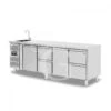 Tavolo Refrigerato 4 Cassetti 2 Porte Con Lavello,motore A Sinistra Prof. 700 Mm, Temp. +2°C/+8°C, Con Rubinetto 1 Tavolo Refrigerato 4 Cassetti 2 Porte Con Lavello,motore A Sinistra Prof. 700 Mm, Temp. +2°C/+8°C, Con Rubinetto -Vendite Gastrodomus tavolo refrigerato 4 cassetti 2 porte con lavellomotore a sinistra prof 700 mm temp 2c8c completo di rubinetto
