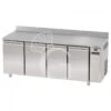 Tavolo Refrigerato 4 Porte Con Alzatina Prof. 600 Mm 0°C/+10°C Motore Remoto